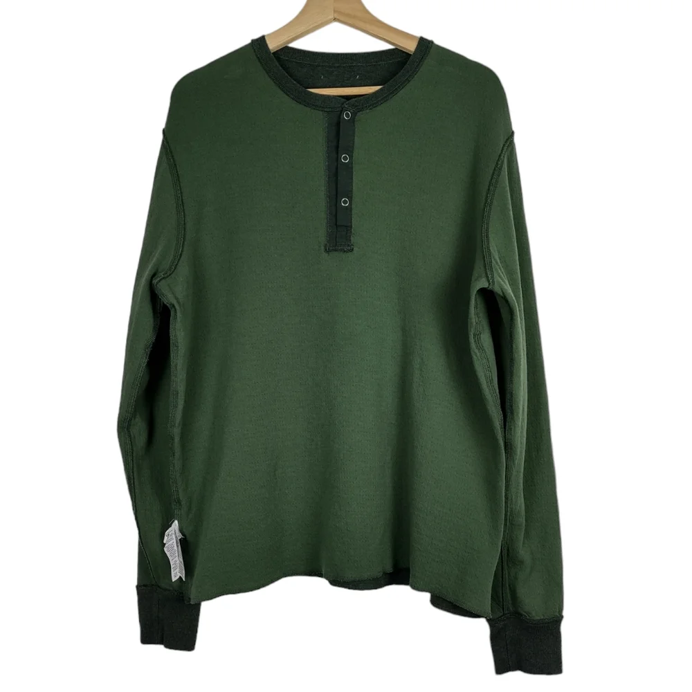 J. Crew Knit Goods Double-Knit Henley